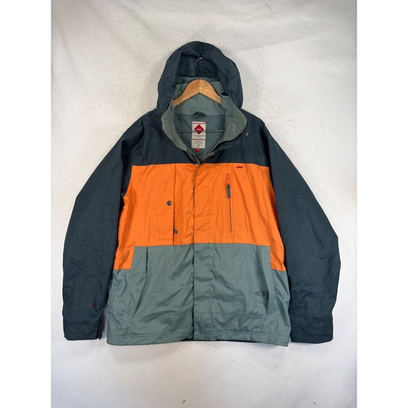 Foursquare Outerwear Other - Foursquare Outerwear Mens Snowboard Jacket Large Colorblock Hooded Powder Skirt